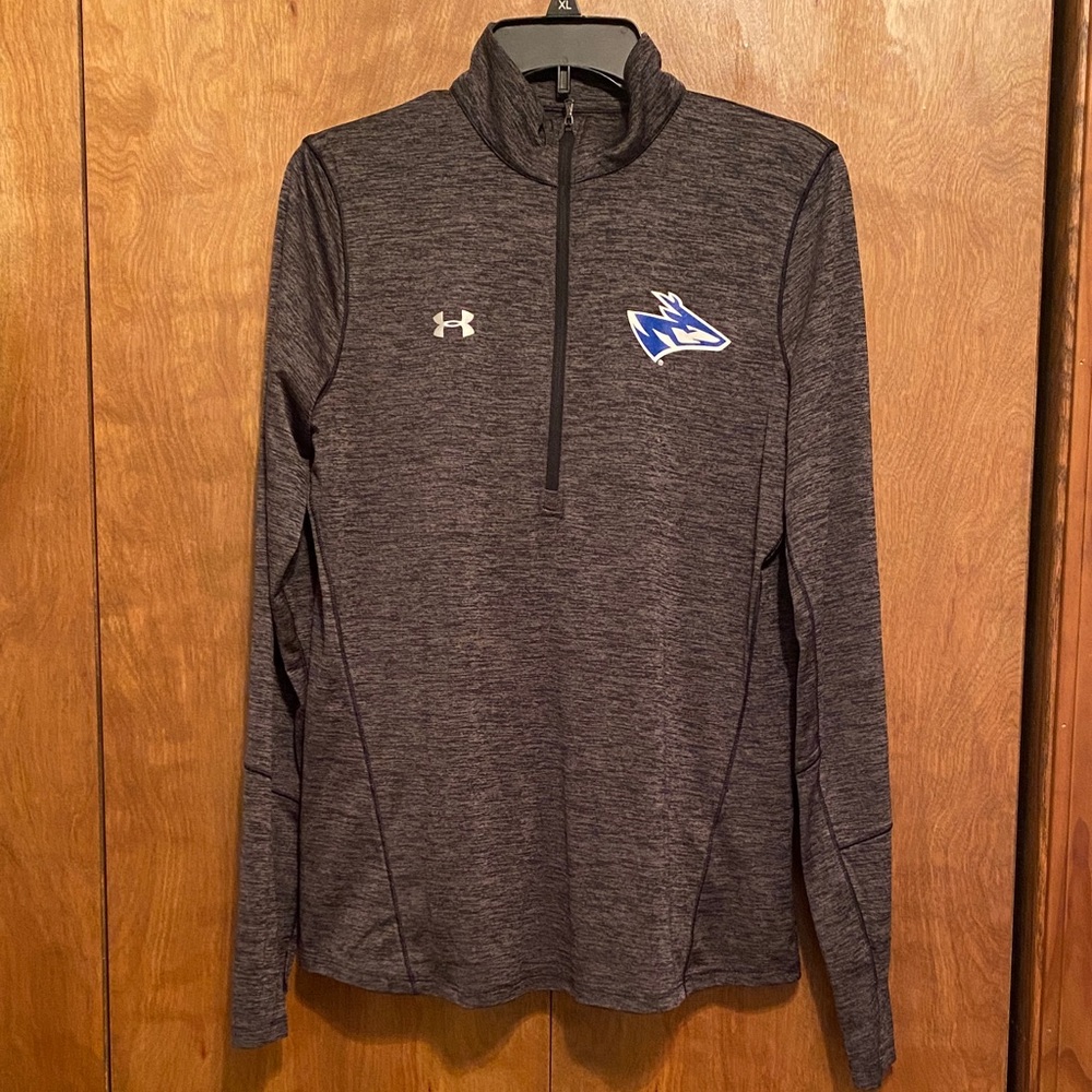Under Armour HeatGear Charcoal Grey/Black Quarter-Zip